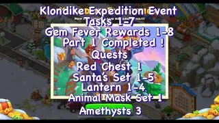 Township : Klondike Expedition Event | Tasks & Goals | Quests | Gem Fever Rewards