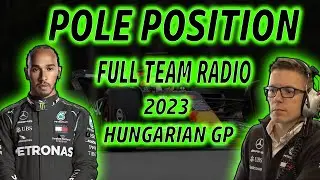 Hamilton POLE POSITION Team Radio 2023 Hungarian GP