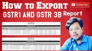 How to Export GSTR1 and GSTR 3B Report in Busy | happy life | Satender Goswami | SEO