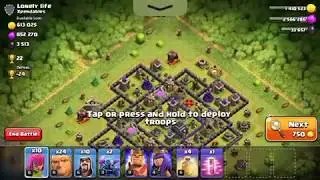 Clash Of Clan: Gold loot with 24 gaints