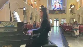 Debussy Clair de lune - Happy Birthday mash-up! (Piano duet)