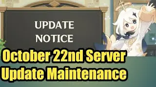 October 22 2020 Server Update Maintenance. No Info or Details yet if there will be changes .