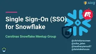 Single Sign-On (SSO) for Snowflake