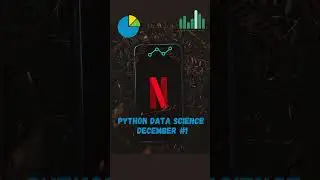 Python Data Science December #1 Analyze Netflix Viewing History