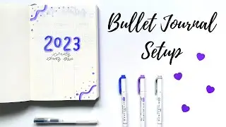 2023 Bullet Journal Setup | Minimal and Simple Design