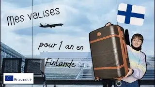 On déballe mes valises pour 1 an d'ERASMUS en Finlande