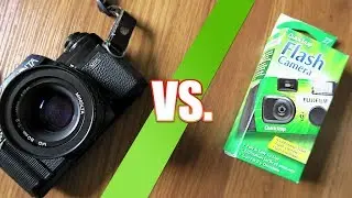 SLR vs. Disposable Camera