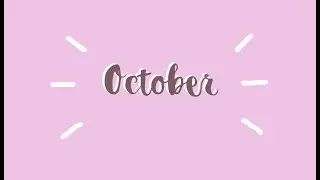 OCTOBER ♥ Lockdown Chronicles ♥ Sarah Coleman
