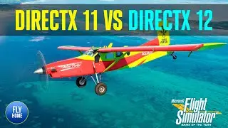Microsoft Flight Simulator 2020 | Сравнение DirectX11 с DirectX12 на FBW A32NX | RTX3070 + R5 5600X
