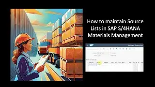 How to Maintain Source Lists in SAP S/4HANA