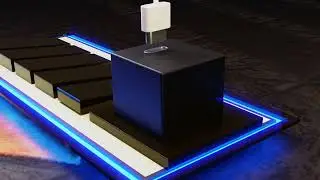 Animated Mobile Charging Scene | 3D Cables and Switches in Blender 4.1