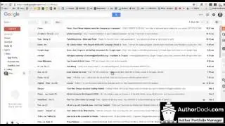 Checking your SPAM folder for AuthorDock notifications