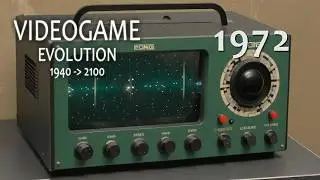 The evolution of the VIDEOGAMES across the times illustrated by AI (4k video)