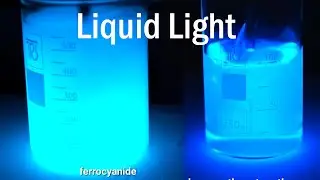 Liquid light chemical reaction with Luminol | Chemistry chemical reactions | uafchemist