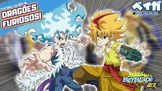 RAGE LONGINUS .Ds' 3A vs MIRAGE FAFNIR .Nt 2S - Beyblade Burst ベイブレードバースト