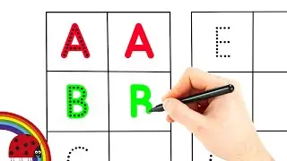 Write Dotted Line English Alphabets From A to Z