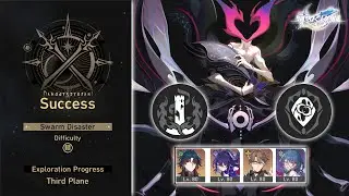 Honkai Star : Rail - Simulated Universe : Swarm Disaster Difficulty 3 [Semi Auto]