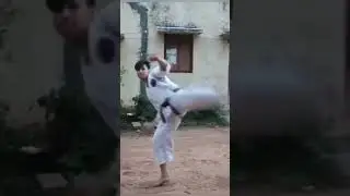 Karate Kicks training🥋#kick #martialarts #karate #kickflip @prashanthprashu_