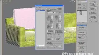 Моделирование софы при помощи модификатора Cloth №2