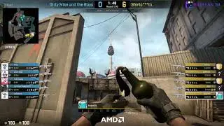 BaseLAN 34 - CS:GO - Dirty Mike vs Shirtcockin - Map 1 Overpass