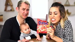 Fish Egg Sticks!? | Americans Try Ukrainian Food