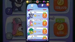 OM NOM:MERGE #3: TOTTY, LICK (RARE), TOSS (EPIC), FAPS