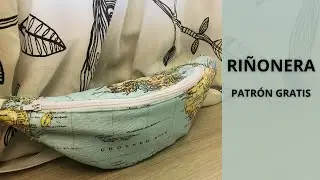 Riñonera paso a paso con patrón gratis