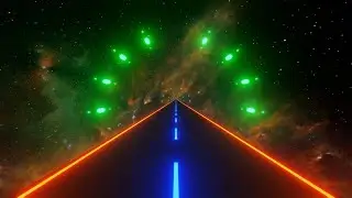 Space Road Vj Loop Video | 4K Video | No Copyright Motion Background Video