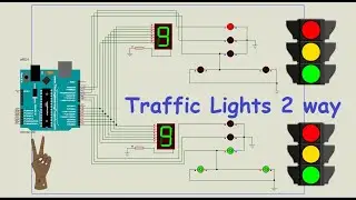 Take Control of Traffic: Build a 2-Way Traffic Lights System using Proteus Simulator