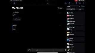 Create and use Agenda in Apple Classroom