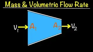 Mass & Volumetric Flow Rate | Step by Step Example