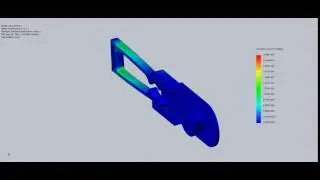 Нелинейный анализ пластмассовой застежки