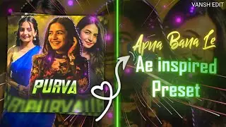 Apna Bana Le - Instagram Ui Edit | Ae inspired alightmotion | After Effect Project File 