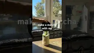 morning matcha ASMR 