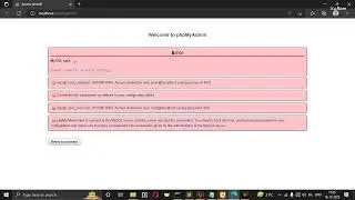 How to fix error error access denied for user mysql phpmyadmin  in xampp