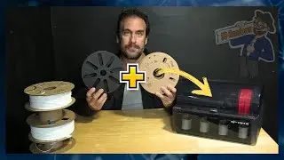 How to Use CARDBOARD Filament spools with Bambu Lab AMS. 3D Printing an Adapter, Test Fitting Brands