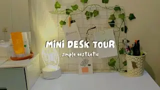 Mini desk tour (Indonesia) | Room tour meja belajar simpel ✧⁠*⁠。