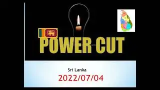 Power cut/sri lanka/ceylon Electricity Board/2022,07,04/