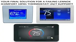 Blank Lennox iComfort 10F81? Here are 3 FAST solutions!