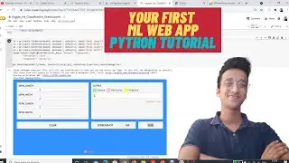 Build Your First ML Web App| Python+ Gradio|