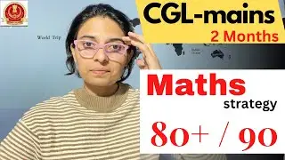 How to score 80+ in MATHS?  ||  CGL mains 2022 i Priya Yadav 