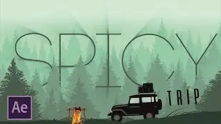 Spicy trip car Ride 2d Animation Tutorial | After Effects Animation Tutorial