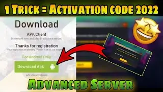 Secret Trick = Advance server code 🤩 OB33 Advance Server Activation Code Trick