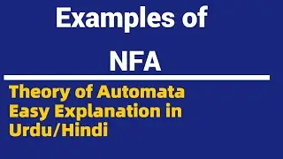 Examples of NFA | Theory of Automata | NFA
