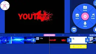 How to make YouTube Text Intro in Kinemaster | Kinemaster Video Editing | Name intro Tutorial.