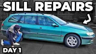Peugeot 406 Sill & Wheel Arch Repair - Day 1