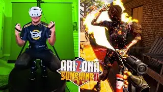 Arizona Sunshine 2: RUNNING from ZOMBIES 🧟‍♀️ on KAT VR Treadmill