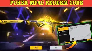 FREE FIRE REDEEM CODE TODAY October 6 | FF REWARDS REDEEM CODE | FF REDEEM CODE TODAY Poker Mp40