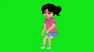 🪵Green Screen Copy Right Free Character ☘️ Baby girl character,👼 ✨