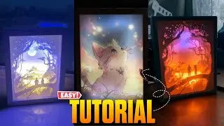 How To Make Light Painting | Light Painting tutorial TikTok trend #tutorial